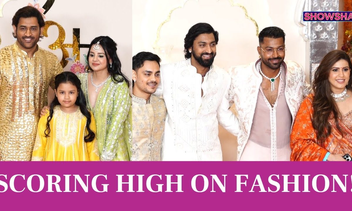 Ms Dhoni Hardik Pandya Krunal Pandya Ishan Kishan Attend Anant Radhika Wedding Ambani