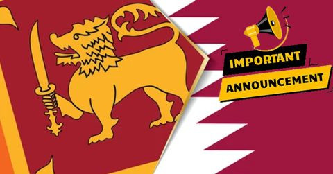 කටාර් සිටින සියළු ශ්‍රී ලාංකිකයින් වෙත උපදෙස්