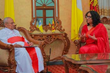 අගමැතිනිය කාදිනල් හිමි හමුවෙයි