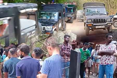 කවුඩුල්ල ජාතික වනෝද්‍යානයේ ප්‍රවේශපත් කවුළුවේ දිගු පෝලිම්