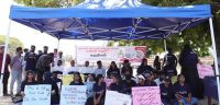 මන්නාරම නගරය ආරක්ෂා කර දෙන්නැයි ඉල්ලා ප්‍රදේශ වාසීන්ගෙන් විරෝධතා