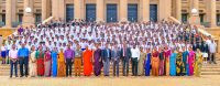 මාතර මිරිස්ස මධ්‍ය මහා විද්‍යාලයේ හා කුලියාපිටිය ගුණානන්ද මධ්‍ය මහා විද්‍යාලයේ සිසුසිසුවියෝ ජනපති ලේකම් කාර්යාලයට